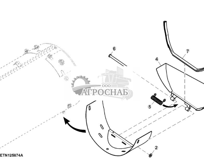Дренажная дверца выгрузного шнека, 21 и 23 фута - ST829275 811.jpg